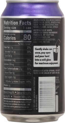 STARBUCKS NITRO COLD BREW, DARK COCOA SWEET CREAM, 9.6OZ CAN