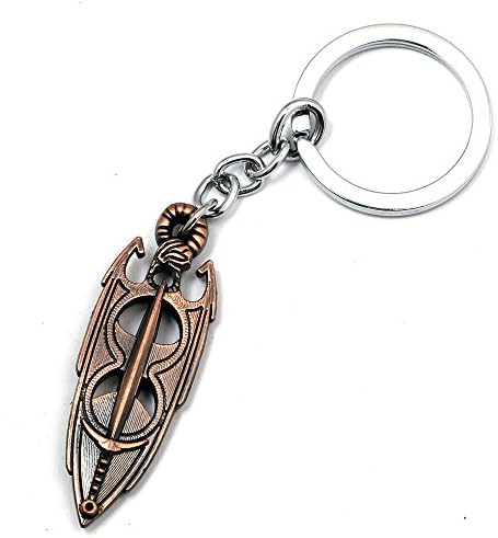 The Elder Scrolls 5 Logo Alloy Pendant Keychain