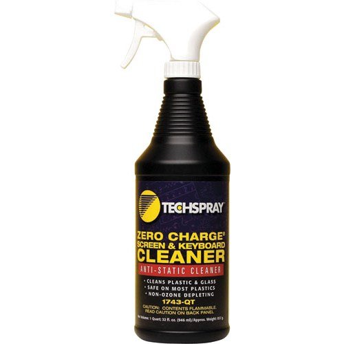 Techspray 1743-QT Zero Charge Screen and Keyboard Cleaner Quart
