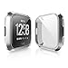 3 Pack Case for Fitbit Versa 2 with Screen Protector, Haojavo Soft TPU Full Protective Cover Ultra-Thin Scratch Resistant Slim Fit Plated Bumper for Fitbit Versa 2 Accessories