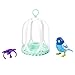 DigiBirds - Bird with Bird Cage - Blue