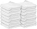 Utopia Towels Commercial Cotton Shop Towels - White (100 Pack)