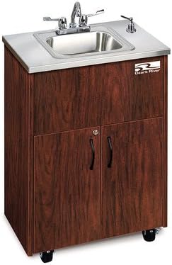 Ozark River Portable Sinks Silver Premier 1 Finish: Mahogany