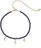 Ettika Cluster Must Have in Lapis and Gold Choker Necklace, 10" + 6" Extender