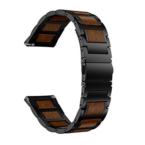 LDFAS Wood Band Compatible for Fitbit 