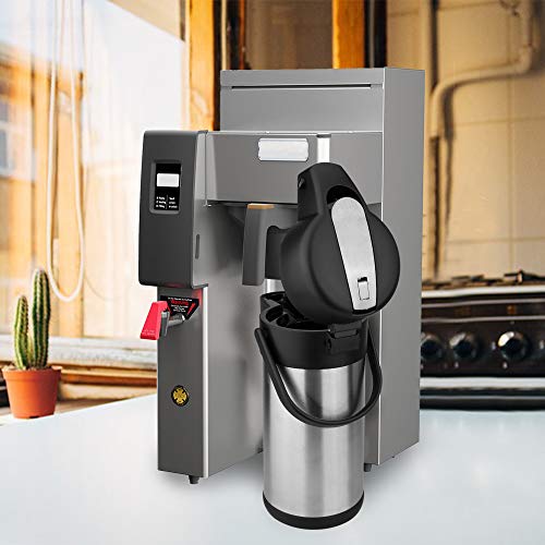 101 Oz Airpot Thermal Carafes, Stainless Steel Vacuum Pressure Insulated Coffee Dispenser with Pump, Thermos for Coffee Beverage Water, Heat and Cold Retention (3L) - Thumbnail 5