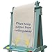 Little Partners Learn 'N Play 2-Sided Art Easel for Painting, Magnetic Dry Erase & Chalkboard, Kids Art Supplies, Toddler Arts & Crafts (Turquoise)