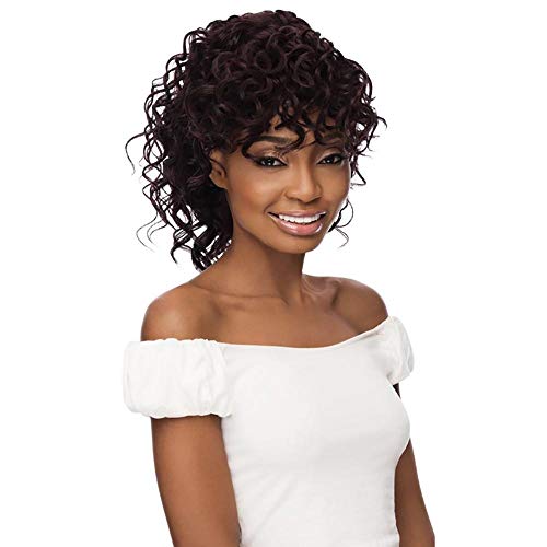 Outre Synthetic Bang X Pony Quick Ponytail - Cyndi - 1