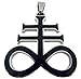 Sigil of Baphomet Brimstone Leviathan Satanic Cross Original Design by Xerxes