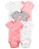 Carter's Baby Girls' 5 Pack Bodysuits