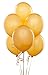 Gold Pearlized Latex Balloons - 12