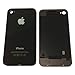 New Replacement Rear Glass Back Cover Battery Door For iphone 4 4G A1332 (Black) + 1 Screw Driver, 2 Pentalobe Screws, and 1 Screen Protector