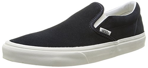 Vans Unisex Classic Slip-On (Vintage) Blue Graphite/Blanc Skate Shoe 12 Men US