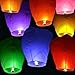 Set of 14 Assorted Color Sky Lanterns - Chinese Flying Wish Lights