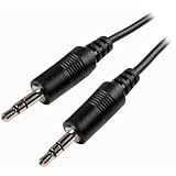 Cables Unlimited AUD-1100-25-2PK (Pack of 2) 3.5 mm 25 feet Male to Male Stereo Cable - Black (Value Pack)