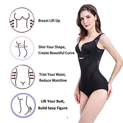 DIZTIE-Shapewear-Donna-Body-Shaper-Donna-Dimagrante-Seamless-Corsetto-Modellante-Piacevole-Modella-Tuta-con-Gancio-Bustino-Donna-Shaping-Body-con-Nylon-e-Elastane