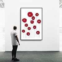 Framed Canvas Wall Art Beautiful Leaves Canvas Prints Home Artwork Decoration for Living Room,Bedroom - 16x24 inches