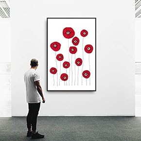 signwin Framed Canvas Wall Art Beautiful Leaves Canvas...