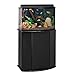 Aquatic Fundamentals Black Bowfront Aquarium Stand – for 26 Gallon Bowfront Aquariums, 16.62 inthumb 1