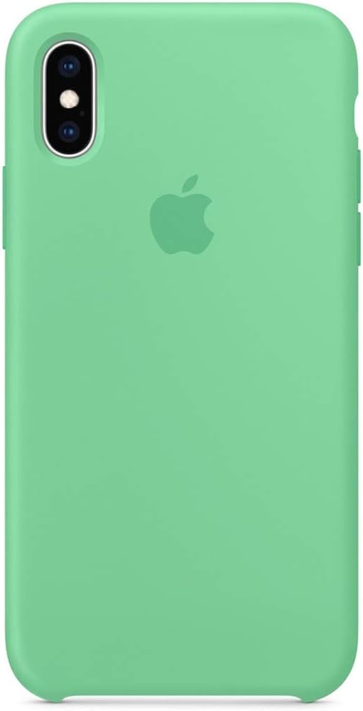 Maycase Compatible for iPhone Xs Case, Liquid Silicone Case Compatible with iPhone Xs 5.8 inch (Spearmint)