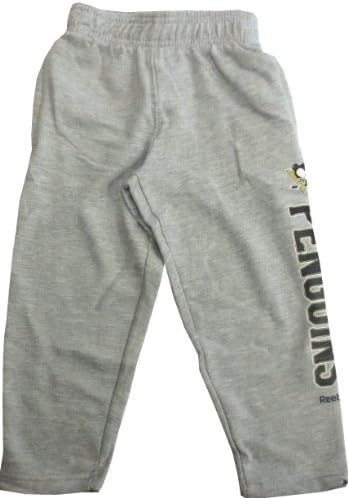 Pittsburgh Penguins Reebok Toddler Gray Sweatpants - 4T