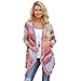 Beautyvan, Women Irregular Stripe Shawl Kimono Cardigan Tops Cover Up Blouse