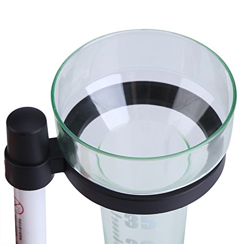 Rain Gauge - Plastic Rain Gauge Tube, Professional Rain Gauge with Holder, Accurate Measurement for Garden, Outdoor, Yard, 35mm Capacity, Professional Rain Gauge with Easy Read Scale
