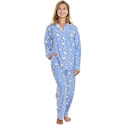 Angelina Women's Cozy Fleece Pajama Set, PJ56_XL