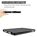 Infiland Microsoft Surface Pro 4 Case, Slim Shell Stand Cover Case with Stylus Holder for The New MicroSoft Surface Pro 2017/Surface Pro 4 12.3-Inch Tablet - Black