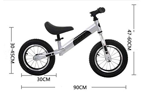 Children's Bicycle 12 inch Track car Two Rounds Without Pedal Walking Balance Training Bicycle Children's Impeller Riding car yo-yo Pedal Baby Wheel Suitable for 2-6 Years Old Boys and Girls