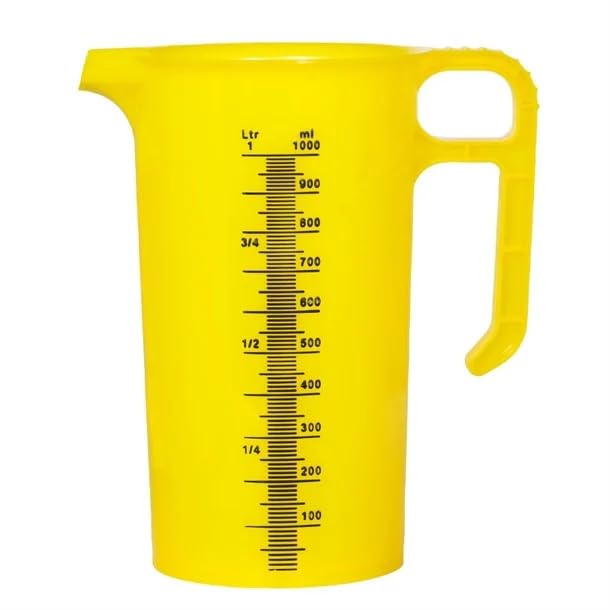 Pro-Measures Pro-Jug Yellow - 1Ltr