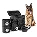 Top Dog Pet Gear Black Dog Travel Bag for Supplies - Includes Travel Bag, Travel Dog Bowls, Food Storage - Airline Approved Dog Bags for Traveling - Dog Travel Accessories for Camping, Beach