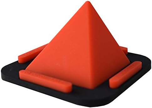 Lexsong Silicone Cell Phone Holder, Desktop Multi-angle Phone stand for Smartphones and Tablets (red)