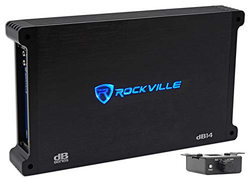 Rockville 4000 Watt/1000w RMS Mono Class D 2 Ohm Amplifier Car Audio Amp (dB14)