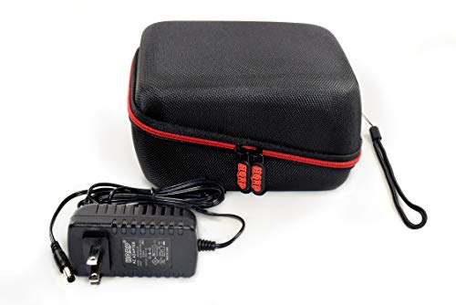 HQRP Hard Case and AC Adapter for iProven BPM-2244BT Automatic Upper Arm Blood Pressure Monitor