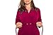 Brobe Post Surgery Robe with 6 Internal Pockets for Mastectomy, Mommy Makeover, Tummy Tuck, Open Heart Surgery -(Small, Berry)