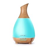 200ml Essential Oil Defuser , Newest Version Wood Grain Cool Mist Oil Diffuser Aromatherapy Humidifier Ultrasonic - Lights Changing - Waterless Auto Shut-off for Office Home Bedroom Baby Room Yoga Spa
