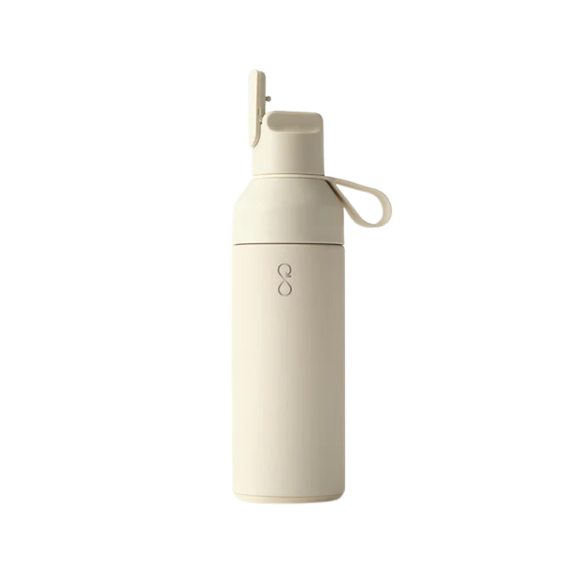 Ocean Bottle Go 500ml | Stainless Steel Water Bottle | Reusable & Sustainable | Keeps Drinks Cold & Hot | Eco Friendly Gift (Sand Stone)