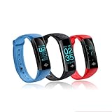 WearPai Fitness Tracker Bluetooth Smart Watch Heart Rate Monitor Smart Bracelet Waterproof Pedometer Sport Activity Tracker for Android IOS