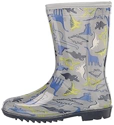 carter's Boy's Nick Rain Boot, New Grey, 11 Little