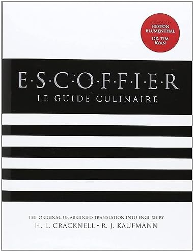 Amazon.com: Le Guide Culinaire d'Auguste Escoffier : Édition