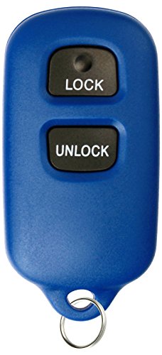 KeylessOption Replacement 2 Button Plus Panic Keyless Entry Remote Control Key Fob Compatible with HYQ12BAN, HYQ12BBX Blue