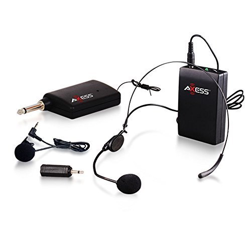 AXESS MPWL1507-BK Headset Microphone, Model: MPWL1507-BK, Electronics & Accessories Store