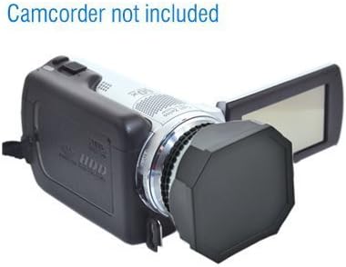 JJC DV-46 46mm Lens Hood + Cap for Digital Video DV Camera Camcorders