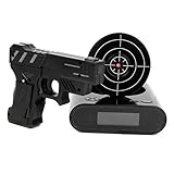 EC VISION Lock N' Load Gun Alarm Clock/Target Alarm