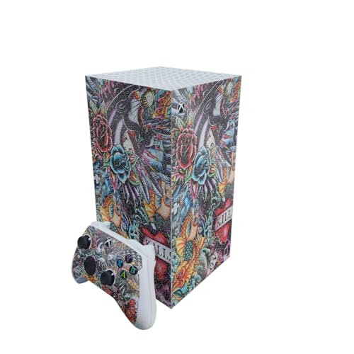 Glossy Glitter Gaming Skin Compatible with Microsoft Xbox Series X Digital Edit…
