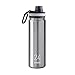 Takeya Originals Vacuum-Insulated Stainless-Steel Water Bottle, 24oz, Steel