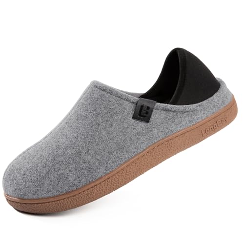 LongBay Mens Slippers with Removable Insole Gifts