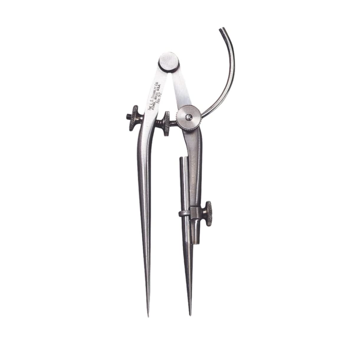 Starrett 92-9 Carpenters Divider With Pencil Inserted And Adjustable Point, 9" Size