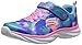 Skechers Kids Pepsters Athletic Sneaker (Little Kid/Big Kid),Blue/Pink,12 M US Little Kid